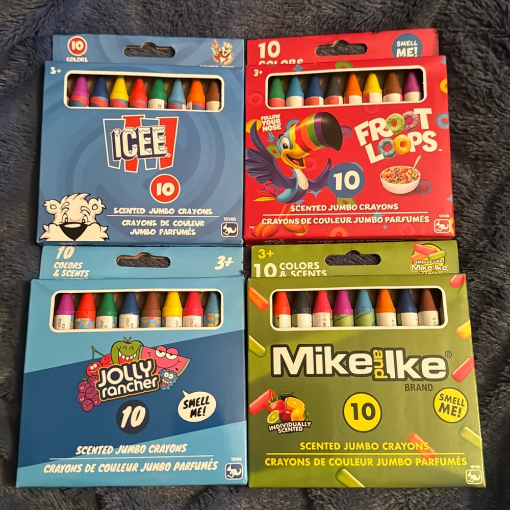 Jumbo scented crayons